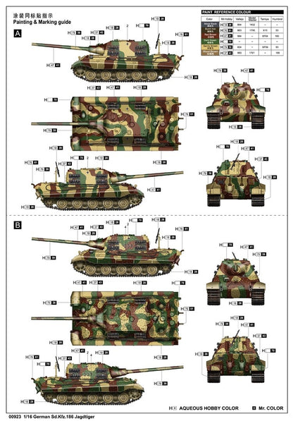 Trumpeter 1/16 German SdKfz 186 Jagdtiger # 00923