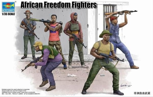 Trumpeter 00438 1/35 African Freedom Fighters Model Kit