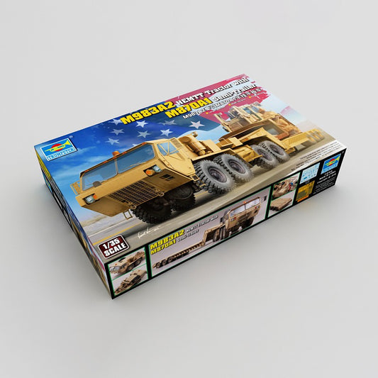 Trumpeter 1/35 01055 M983A2 HEMTT Tractor w/M870A1 Semi-Trailer Assembly Model