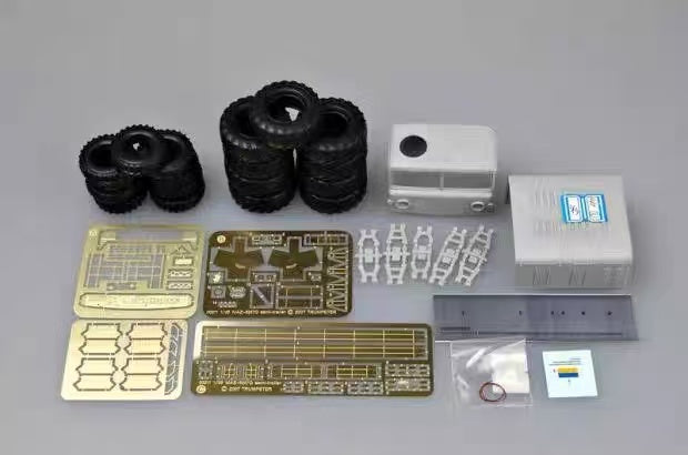 Trumpeter 1/35 00211 MAZ-537G Mid with Semi-Trailer
