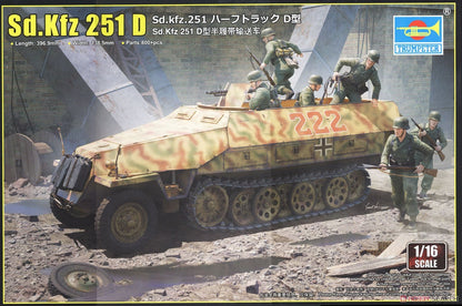 TRUMPETER 00942 1/16 Scale Sd.Kfz 251 D Plastic Model Kit