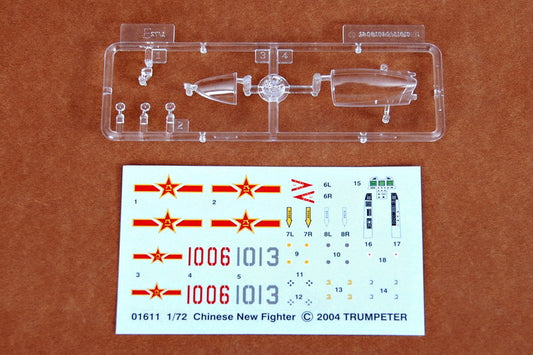 Trumpeter 1/72 01611 Chinese J-10 Fighter Aircraft Model Kit