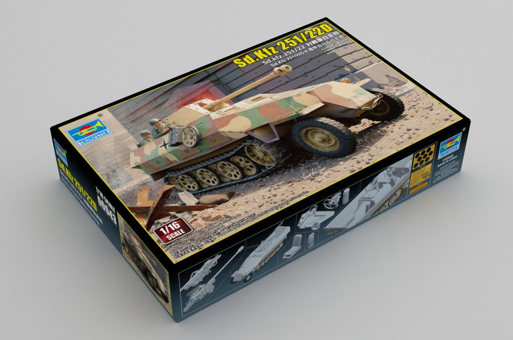 Trumpeter 00943 1:16 Scale Sd.Kfz 251/22D 00943 Model Kit