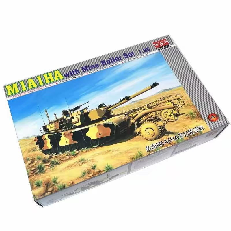 Trumpeter 00336 1/35 M1A1HA with Mine Roller set