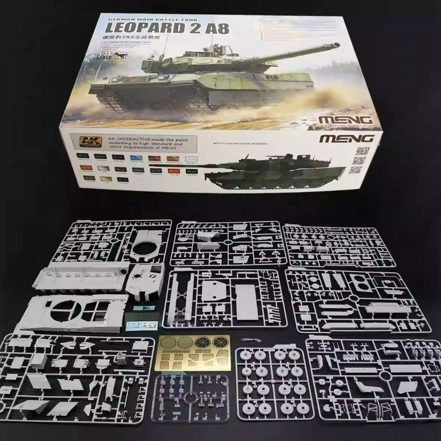 MENG TS-057 1/35 German Main Battle Tank "Leopard" 2 A8 Model Kit High-Detail