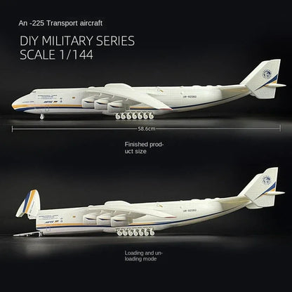 ANTONOV AN-225 “MRIJA”Transport Airplane Model Kit | 4D Model AN-225 1/144 - ModelHives