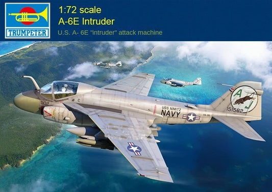 Trumpeter 01641 1/72 Scale A-6E Intruder Plastic Model Aircraft Kit
