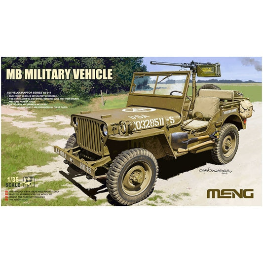 MENG VS-011 1/35 SCALE MB MILITARY VEHICLE VELOCIRAPTOR SERIAL BOY MODEL