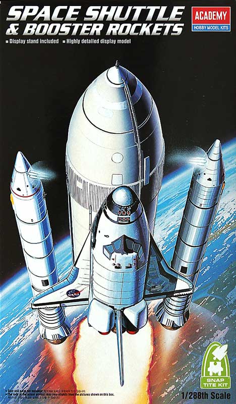 Academy 12707 1/288 Space Shuttle with Booster  "Plastic model¡±