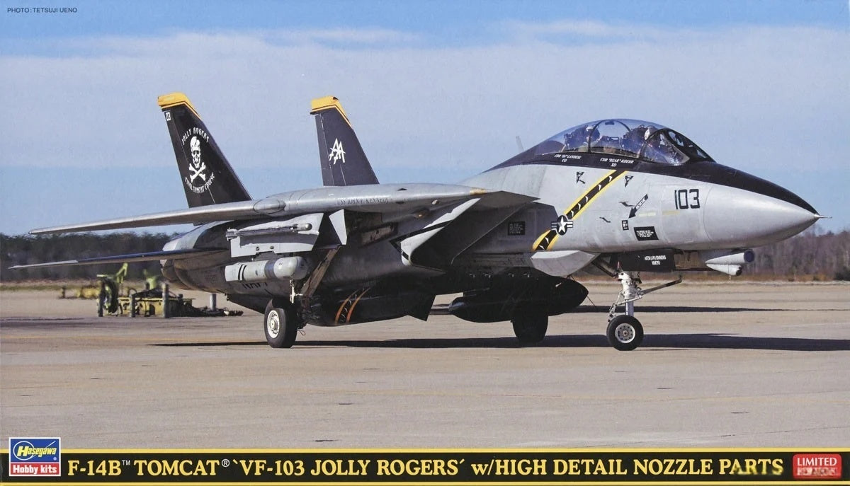 HASEGAWA 52473 1/72 F-14A Tomcat `VF-103 Jokky Rogers`w/High Hetail Nozzle Parts
