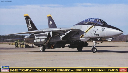 HASEGAWA 52473 1/72 F-14A Tomcat `VF-103 Jokky Rogers`w/High Hetail Nozzle Parts