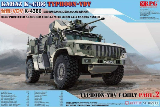 RPG 35002 1/35 Russian Typhoon VDV K-4386 with 30mm 2A42 Autocannon model kit