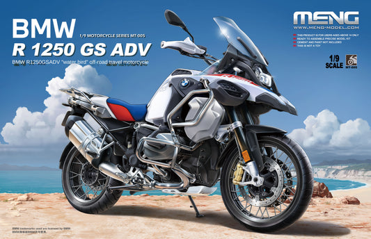 MENG MT-005 1/9 Scale Motorcycle Series R 1250 GS ADV Model Kit