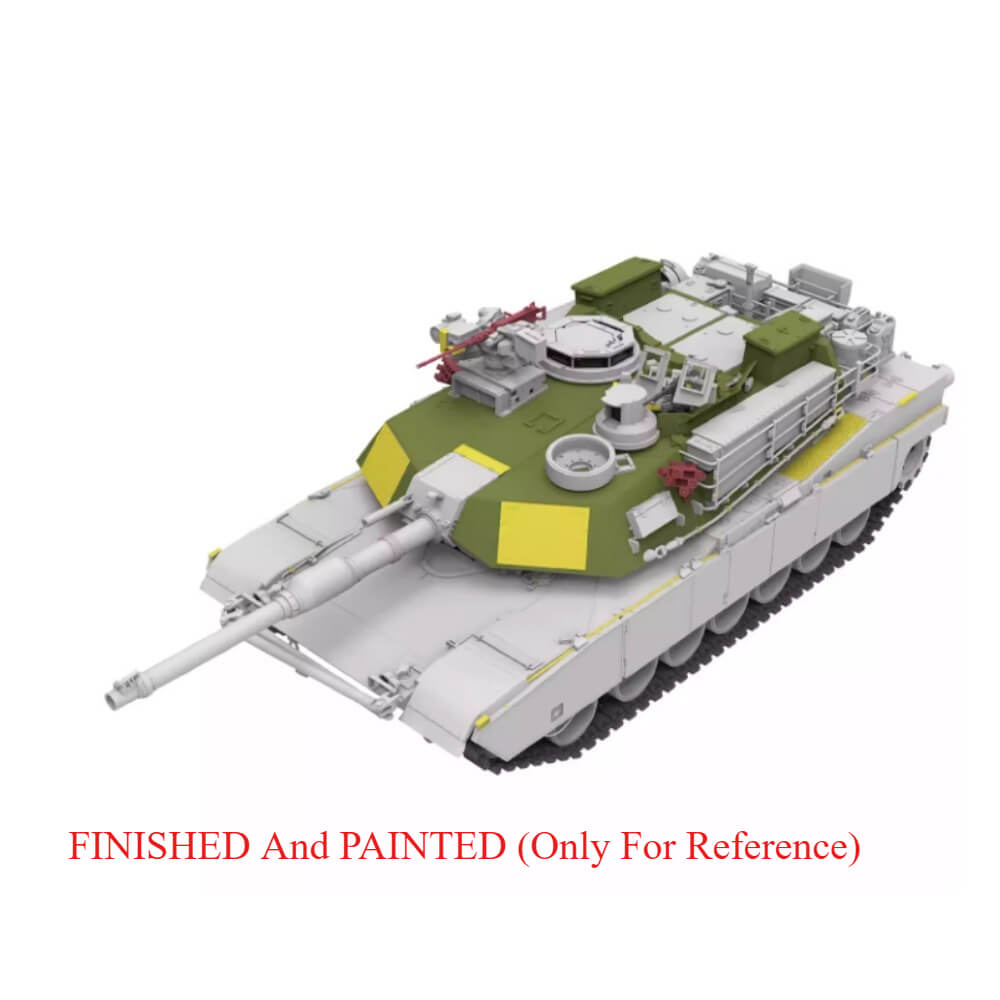 M1A2 ABRAMS SEP V2 Tank Model Kit finished and painted view for reference.