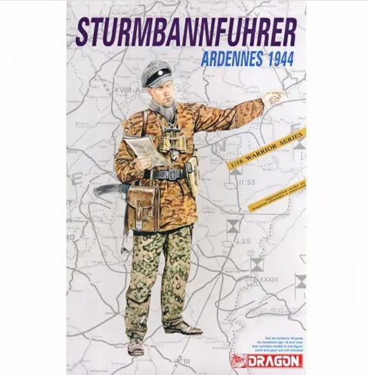 DRAGON 1602 1/16 WWII Sturmbannfuhrer Ardennes 1944 Model Kit