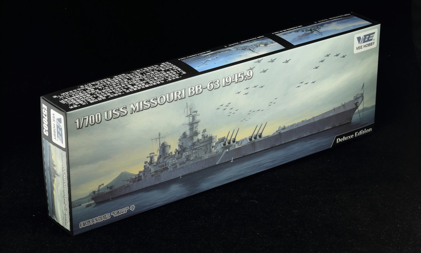 VEE HOBBY E57003 1/700 USS MISSOURI BB-63 1945.9 DELUXE EDITION  model kit