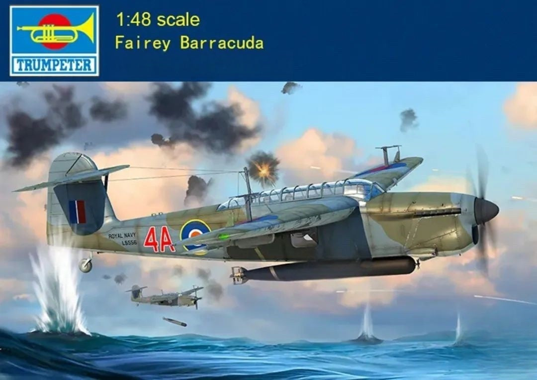 Trumpeter 05825 1:48 UK Fairey Barracuda  Aircraft Assemble Model Kit
