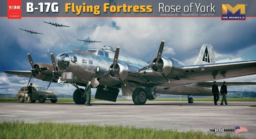 HK Model 01E044 1/32 B-17G Flying Fortress Rose of York Limited Edition Model