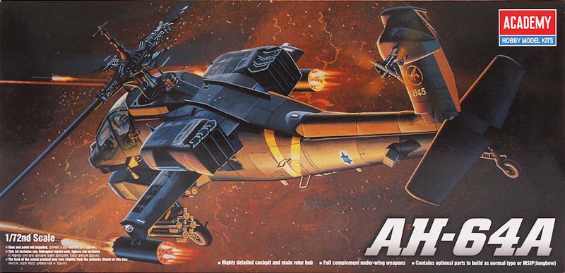 Academy 12488 1/72 AH-64A Apache gunship Model Kit  "Plastic model¡±