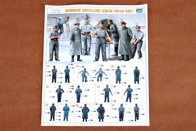 Trumpeter 00409 1/35 scale German “Karl ”gun Artillery model kit