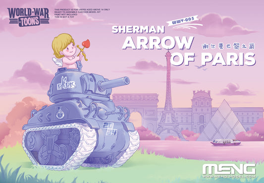 MENG WWV-005 1/9 Q VERSION World War SHERMAN ARROW OF PARIS