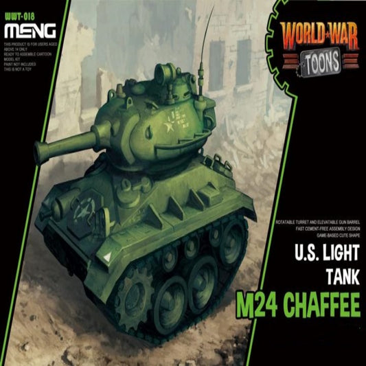 MENG WWT-018 Q version U.S.LIGHT TANK M24 CHAFFEE Model Kit