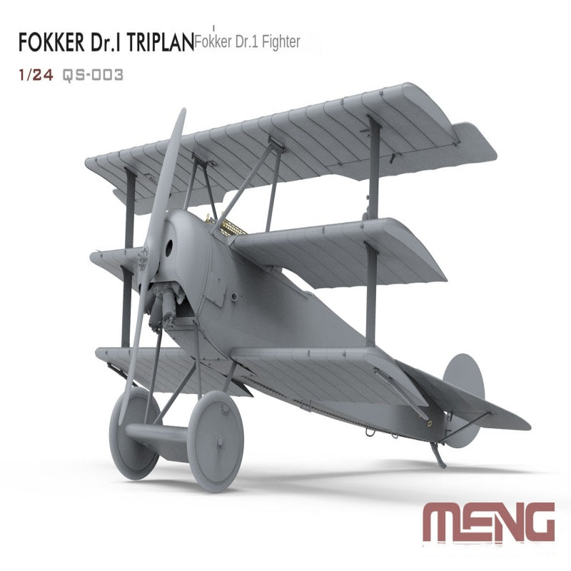 MENG QS-003 1/24 Fokker Dr.I Triplane Plastic Model Kit