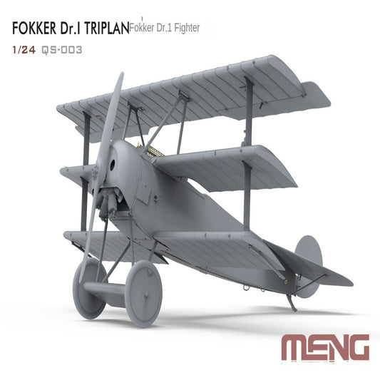 MENG QS-003 1/24 Fokker Dr.I Triplane Plastic Model Kit