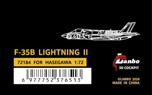 LANBOMODEL 72184 1/72 USA F-35B Fighter Jet£¨For hasegawa£© - ModelHives