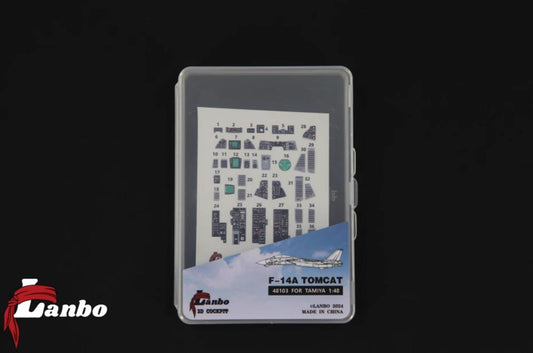 Lanbo Models 48103 3D Colorful Cockpit F-14A TOMCAT FOR TAMIYA 1/48