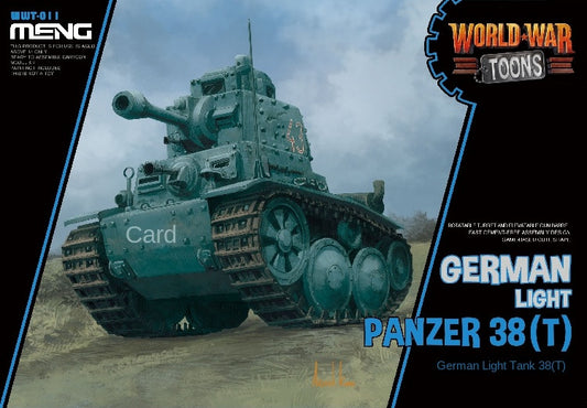 German Light Tank Panzer Meng WWT-011 38T Q Edition Plastic Assembly Model