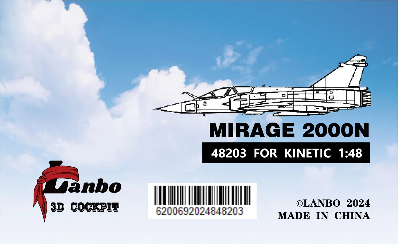 LANBOMODEL 48203 1/48 French Mirage 2000N Fighter Jet£¨For KINETIC£© - ModelHives