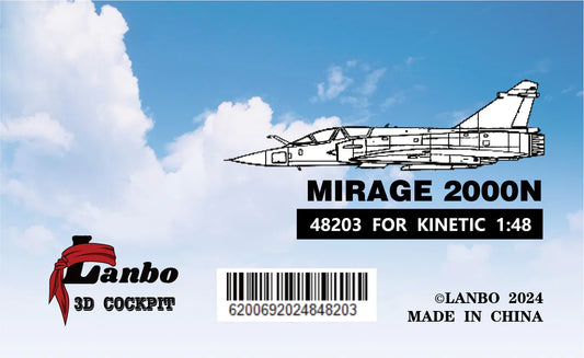LANBOMODEL 48203 1/48 French Mirage 2000N Fighter Jet£¨For KINETIC£© - ModelHives