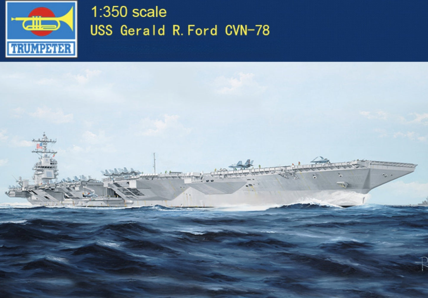 Trumpeter 05638 1/350 USS Gerald R.Ford CVN-78 Assembly Model Kit