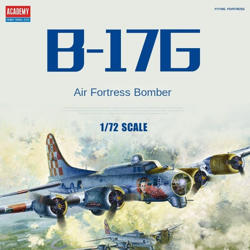 ACADEMY 12414 1/72 B-17G Flying Fortress Aircraft Plastic Model Kit