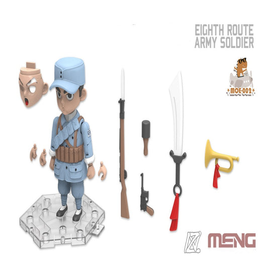 MENG MOE-002 Q version EIGHTH ROUTE ARMY SOLDIER MODEL