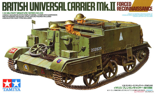 Tamiya35249 1/35 British Universal Carrier Mk.II Forced Reconnaissance Model Kit