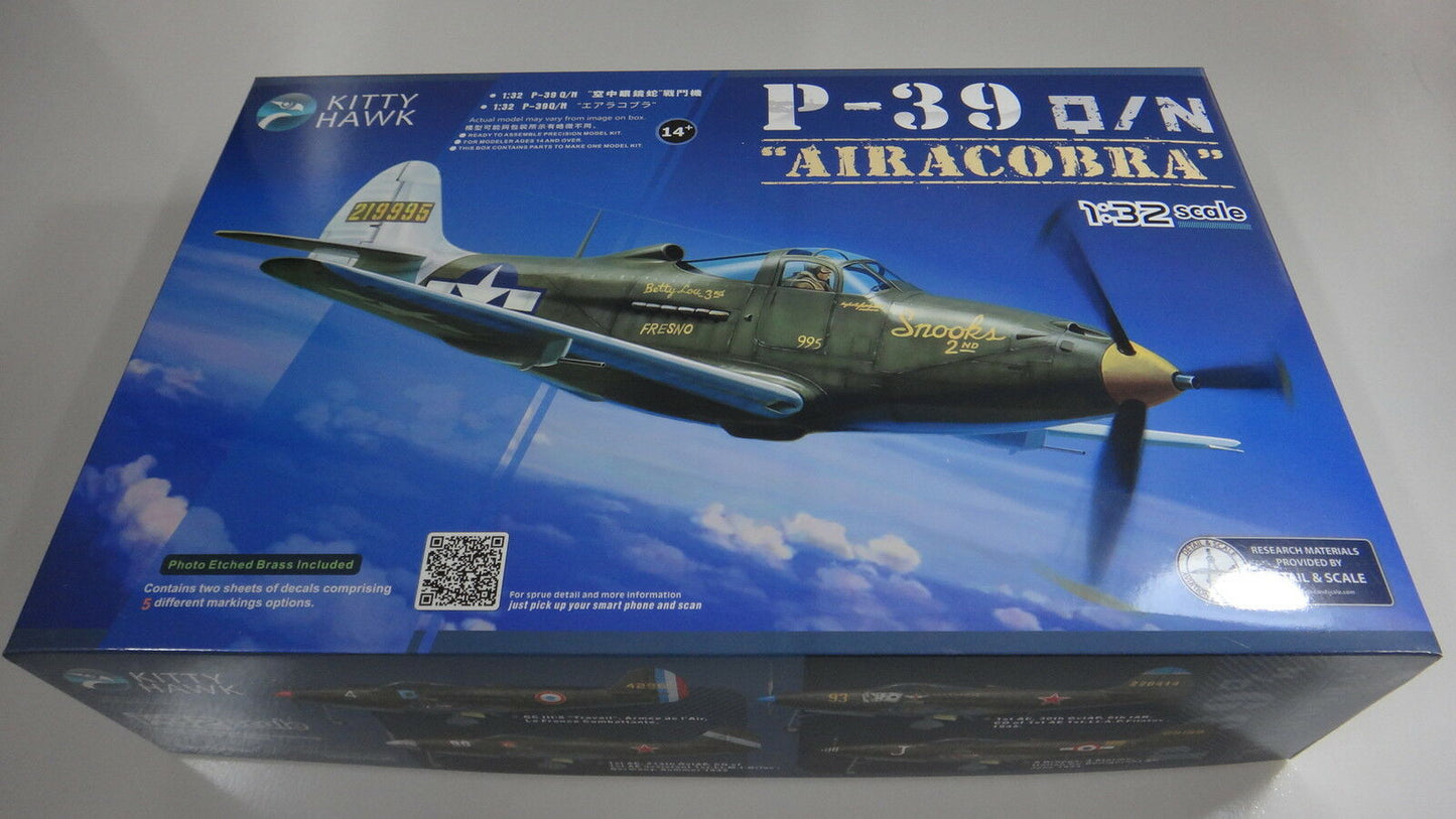 Kitty Hawk 32013 1/32 P-39Q/N Airacobra 1943 Assembly model