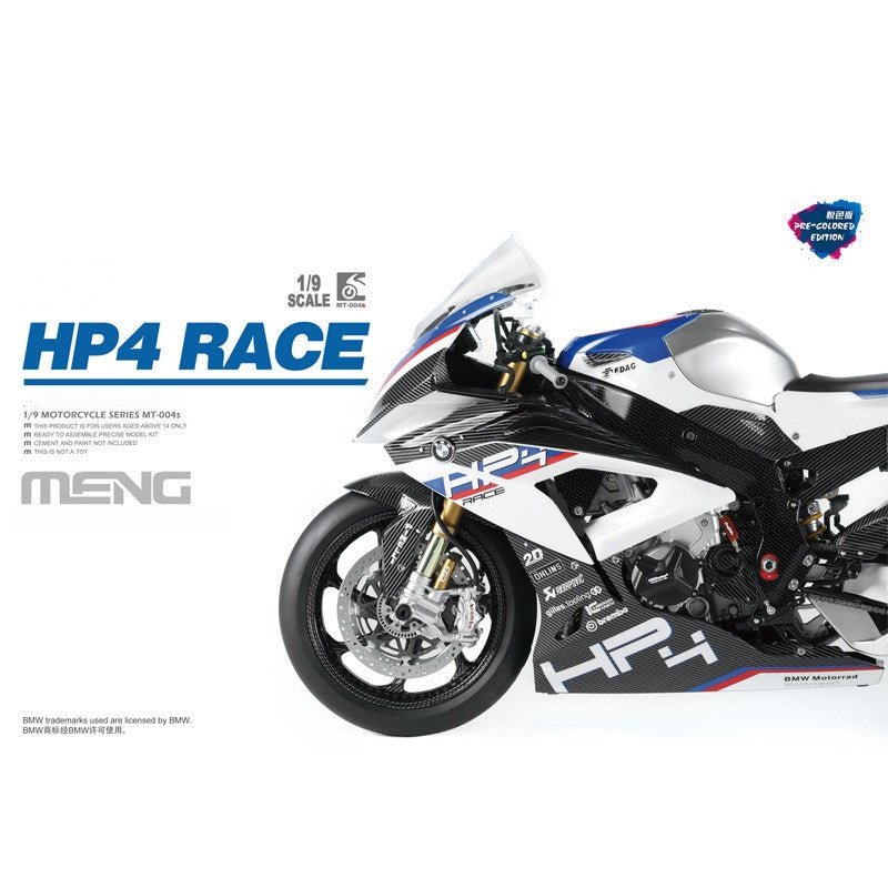 MENG MT-004S 1/9 Scale MOTORCYCLE SERIES PRE-COLORED EDITION Model Kit