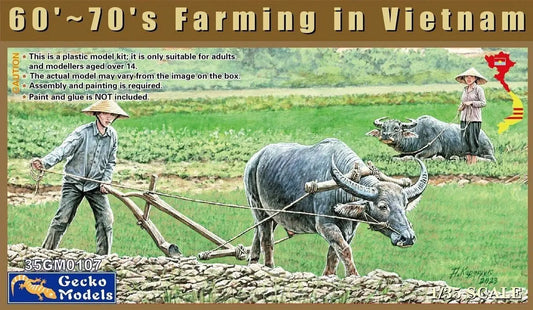 Gecko Models 35GM0107 1/35 60'~70's Farming in Vietnam ModelHive