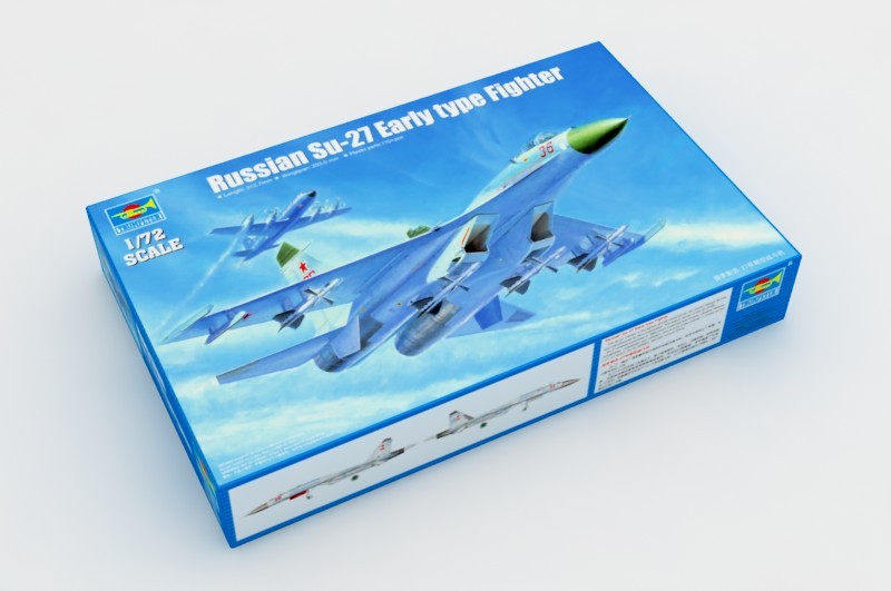 Trumpeter 1/72 01661 Russian Su-27 Early Type Fighter