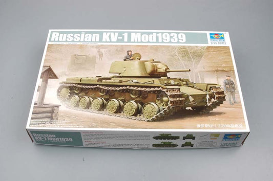 Explore the Trumpeter 01561 Russian KV-1 1939 1/35 Tank Model Kit 1939