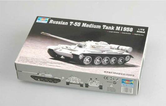 Trumpeter 1/72 07282 Russian T-55 Medium Tank M1958