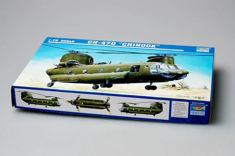 CH-47D Chinook Helicopter Model Kit 1/72 | Trumpeter 01622 - ModelHives