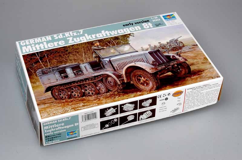 Trumpeter 01514 1/35 Sd.Kfz.7 Mittlere Zugkraftwagen 8t early version model kit