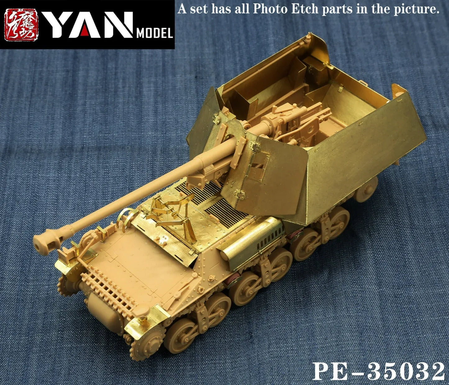 Yan Model PE-35032 1/35 Scale Jagdpanzer Marder I Detail Up Set for Tamiya 35370 - ModelHives