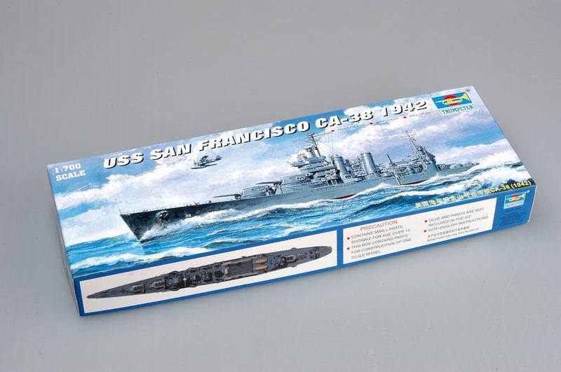 Trumpeter 1/700 05746 USS San Francisco CA-38 1942