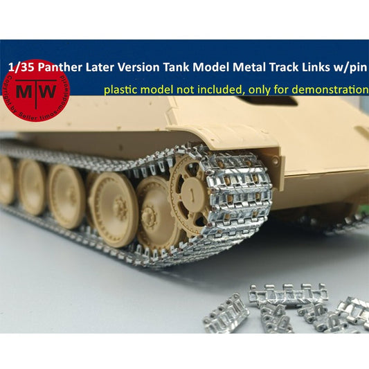 SANXIN SX35030 1/35 Panther Later Version Tank Model Metal Track Links w/pin