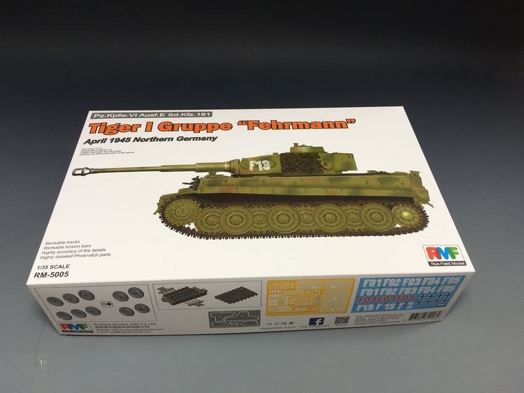 Ryefield-Model 1/35 5005 Pz.Kpfw.VI Ausf.E Sd.Kfz.181 Tiger I Gruppe "Fehrmann"