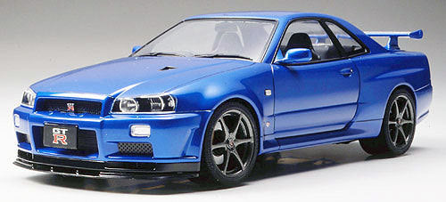Tamiya 24258 1/24 Scale Model Sports Car Kit Nissan Skyline GT-R R34 V-Spec II